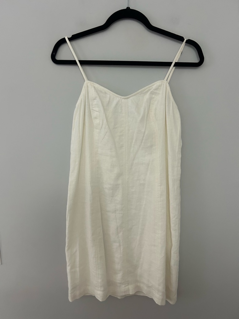 NWT Abercrombie & Fitch White Linen Blend Mini Dress